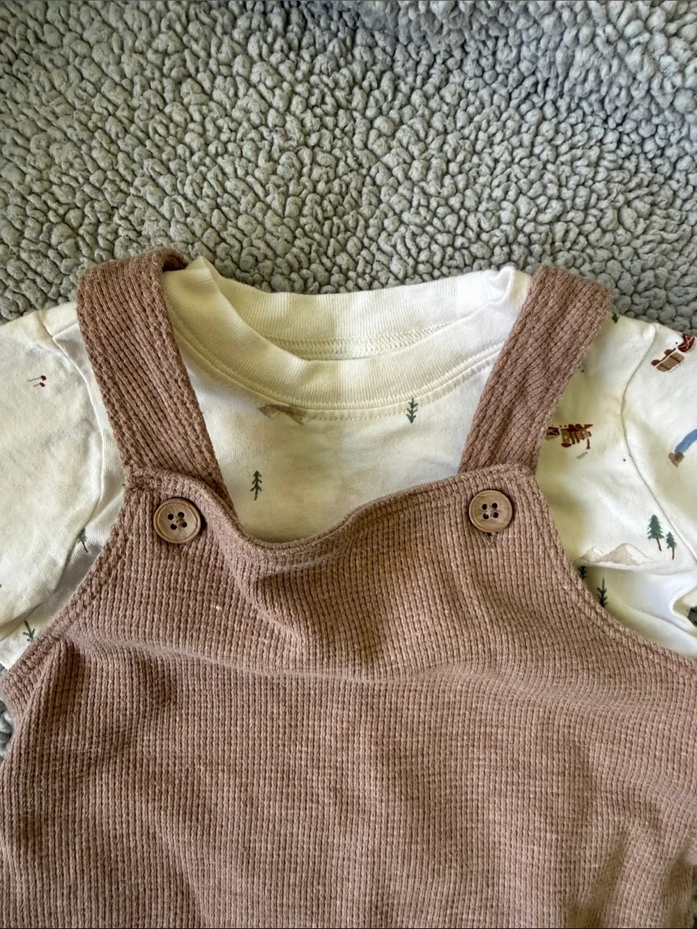 Carters baby over all set 18 month